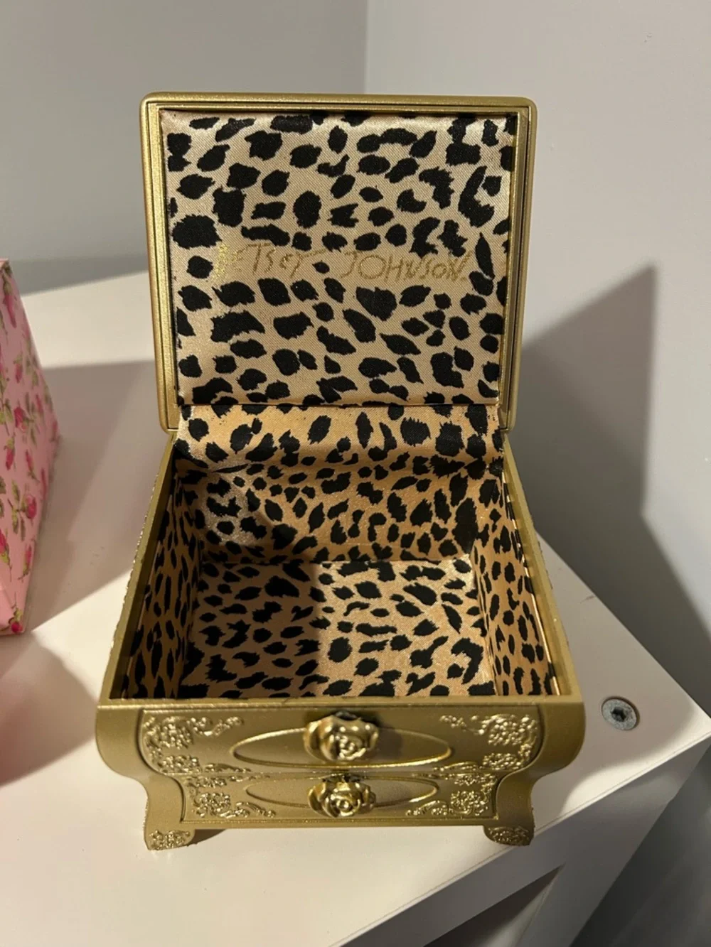 Betsey Johnson Skull Crossbones Rhinestone Beaded Tassel Watch Silver Tone NWOT - Picture 6 of 9